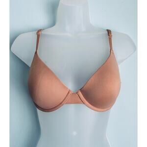 Victoria's Secret PINK Lightly Lined Bra Beige 34C